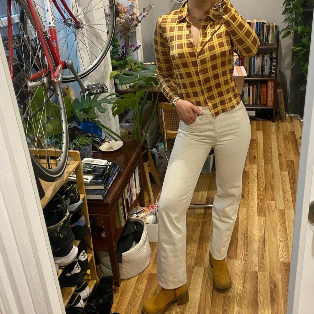 Still Here Teak Childhood Jeans in Bone